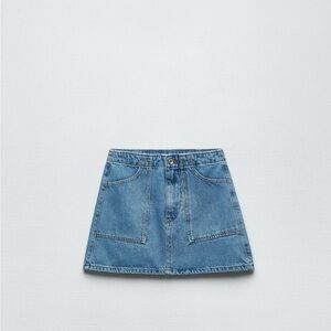 Zara Denim mini skirt